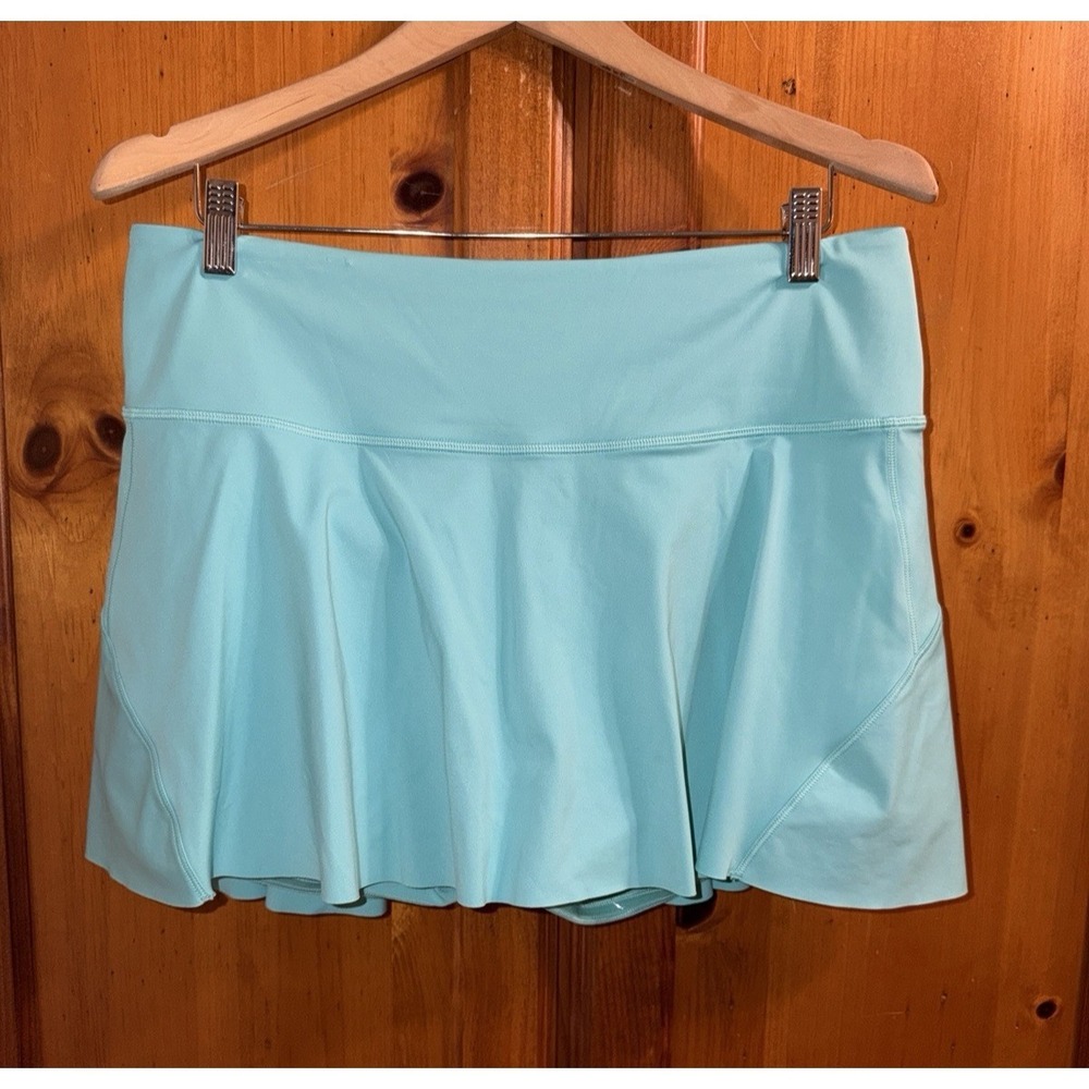 Athleta Skort Skirt Ace Tennis Golf Pickleball Women's L 13.5" 981056 Blue